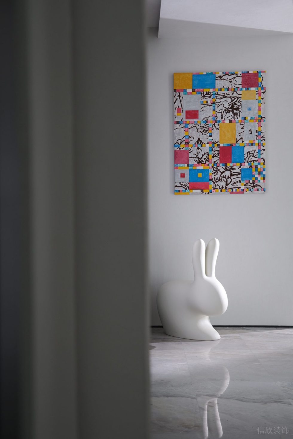 京基濱河時代大廈現(xiàn)代簡約風(fēng)辦公室裝修案例 造型細節(jié)圖