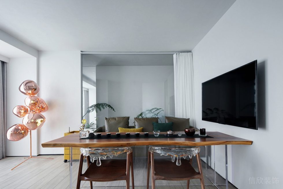 京基濱河時代大廈現(xiàn)代簡約風(fēng)辦公室裝修案例 小會議室