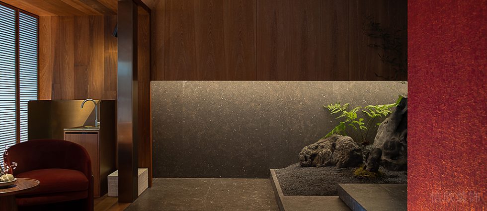 深圳寶安區(qū)中式典雅高級餐廳高級門口用餐區(qū)裝修設計