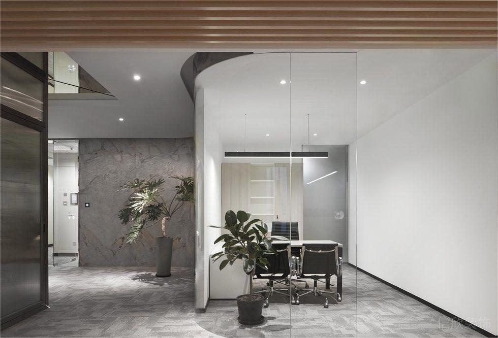 深圳寶安榮超濱海大廈現代新中式辦公室裝修設計方案 財務室