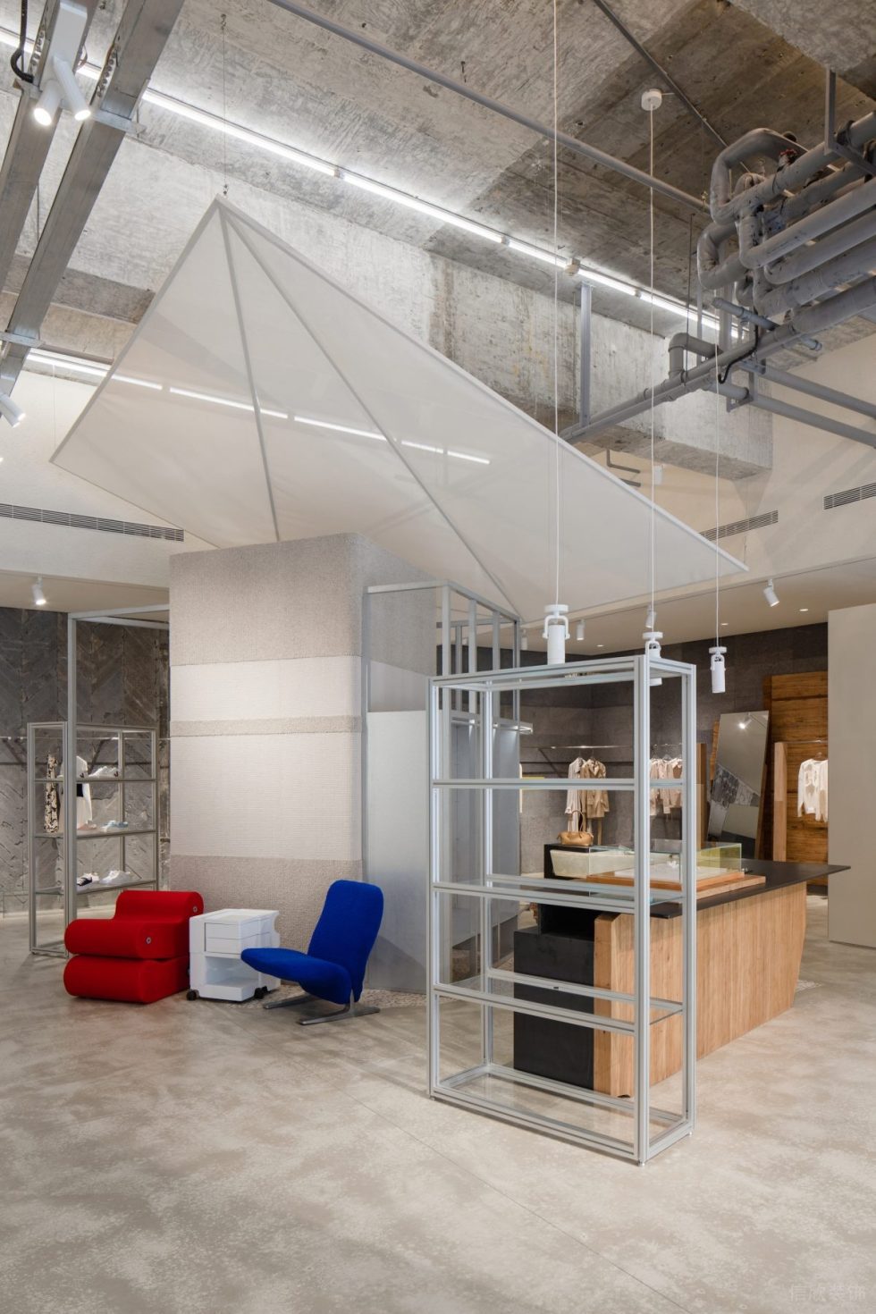 現代風服裝店旗艦店裝修設計-大廳 現代風服裝店旗艦店裝修設計-大廳