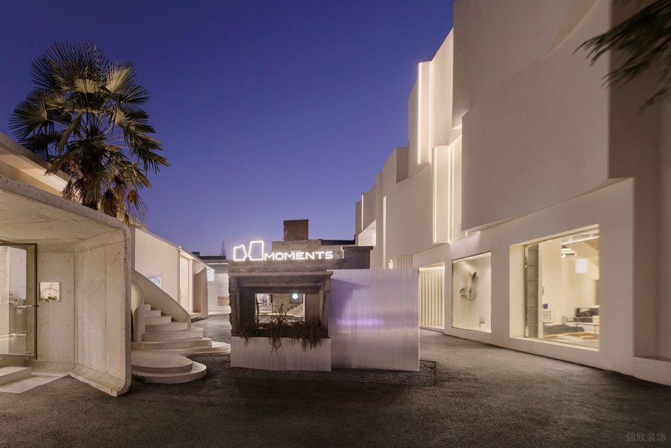 深圳市福田區(qū)石廈復(fù)古風(fēng)moments攝影基地裝修設(shè)計(jì)-攝影基地室內(nèi)場景夜景