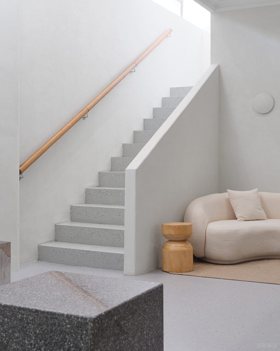 深圳市龍華區大浪侘寂風服裝店裝修設計 -人造石樓梯 深圳市龍華區大浪侘寂風服裝店裝修設計 -人造石樓梯