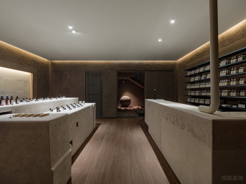 深圳市羅湖區(qū)東門現(xiàn)代風(fēng)香薰店裝修設(shè)計實景效果圖-大廳概覽二