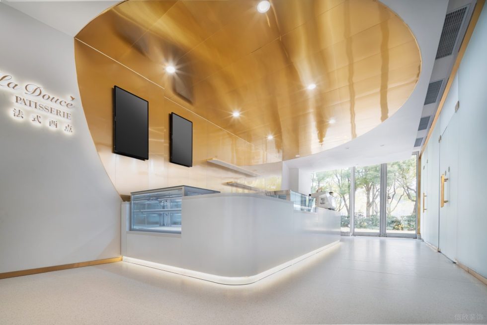 深圳市南山區(qū)科技園現(xiàn)代風(fēng)烘培體驗(yàn)店裝修設(shè)計(jì)效果圖-入口收銀區(qū)二