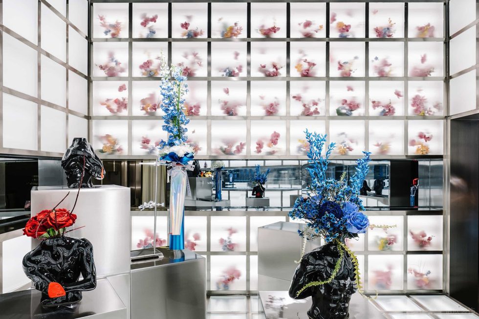 深圳市南山區(qū)南頭現(xiàn)代風(fēng)dresscode花卉概念店裝修設(shè)計-高矮小展臺 深圳市南山區(qū)南頭現(xiàn)代風(fēng)dresscode花卉概念店裝修設(shè)計-高矮小展臺