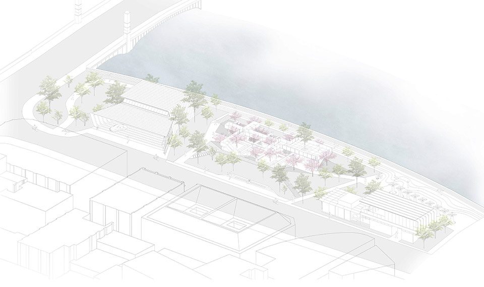 深圳市南山區南油中石化加油站實景效果圖-平面圖