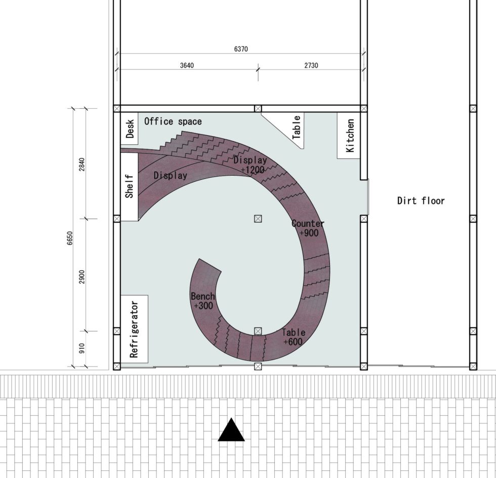 深圳市南山區(qū)前海復(fù)古風(fēng)日式清酒釀造直銷店裝修設(shè)計(jì)-平面圖