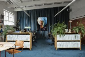 深圳市南山區(qū)深圳灣科技生態(tài)園地中海風(fēng)格辦公室裝修設(shè)計(jì)方案 開放式工作區(qū)