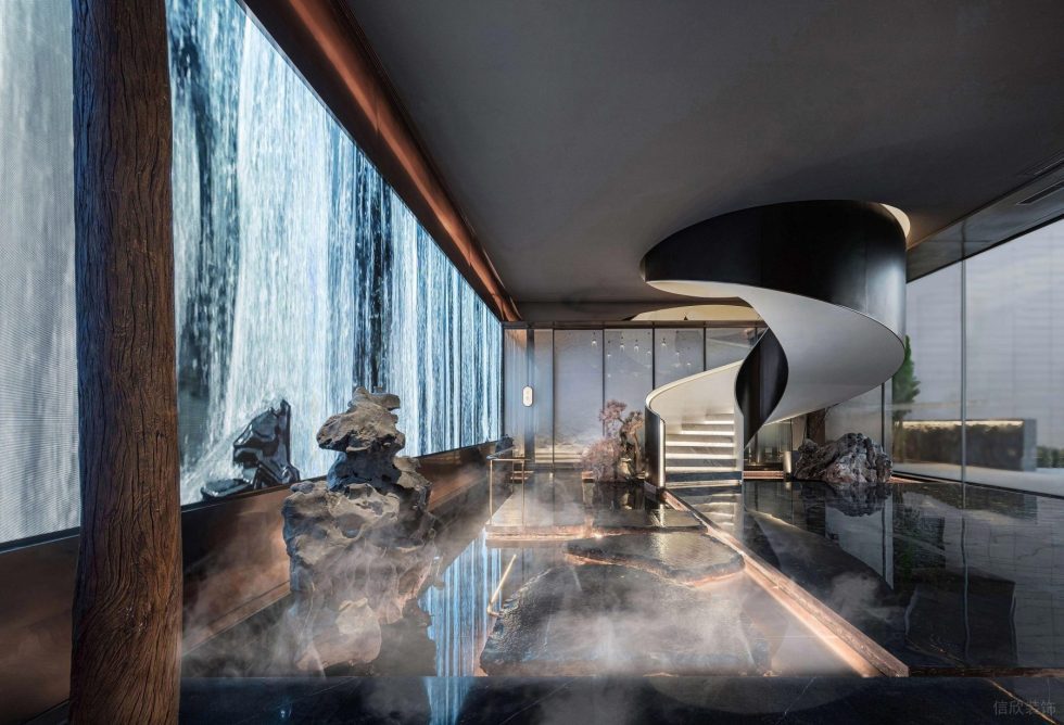 高級奢華餐廳大廳區(qū)域裝修設(shè)計