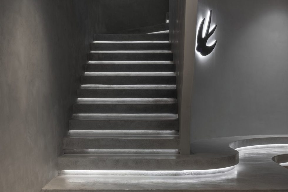 工業(yè)簡約風(fēng)咖啡店樓梯設(shè)計(jì)圖