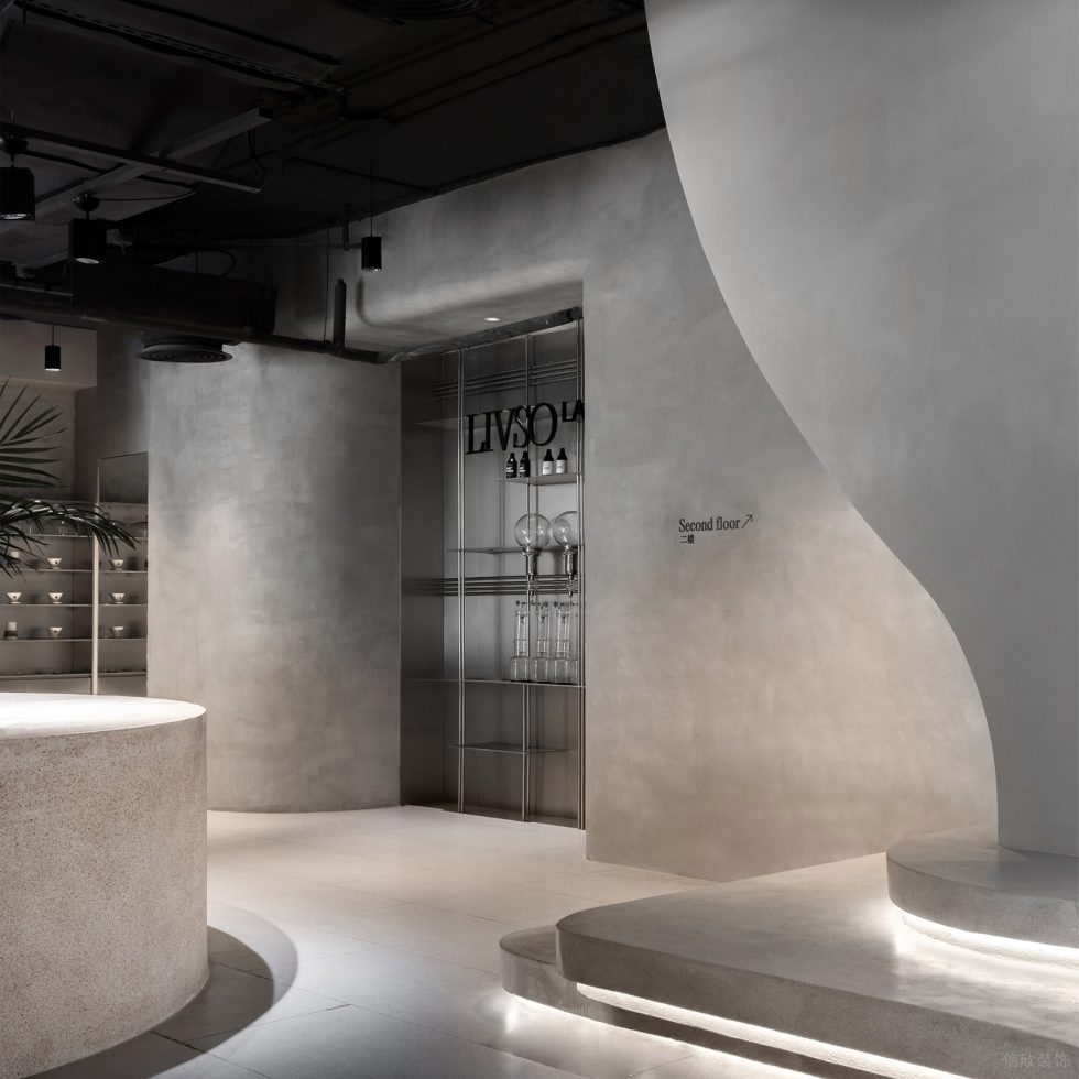 工業(yè)簡約風(fēng)咖啡店休息區(qū)櫥窗設(shè)計(jì)實(shí)景圖