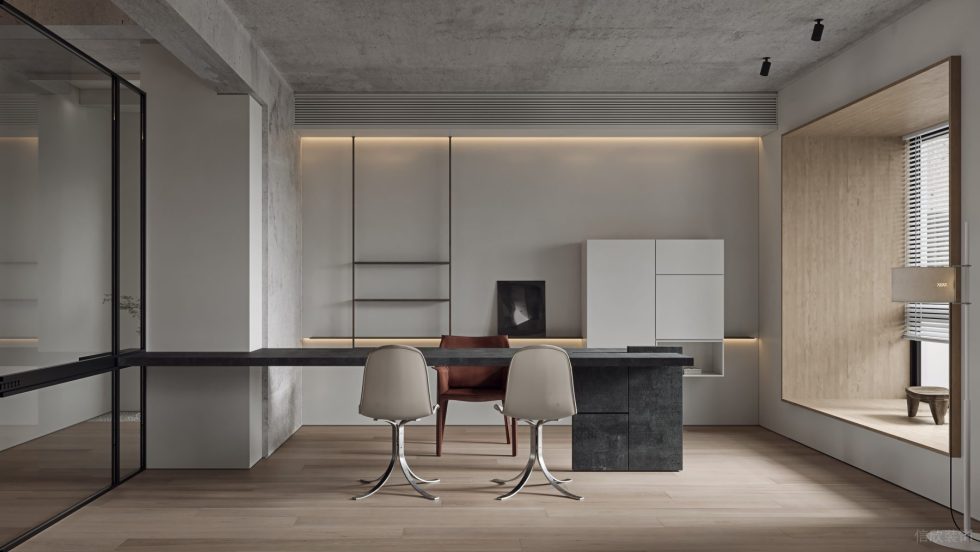 工業田園風辦公室裝修設計 獨立辦公室