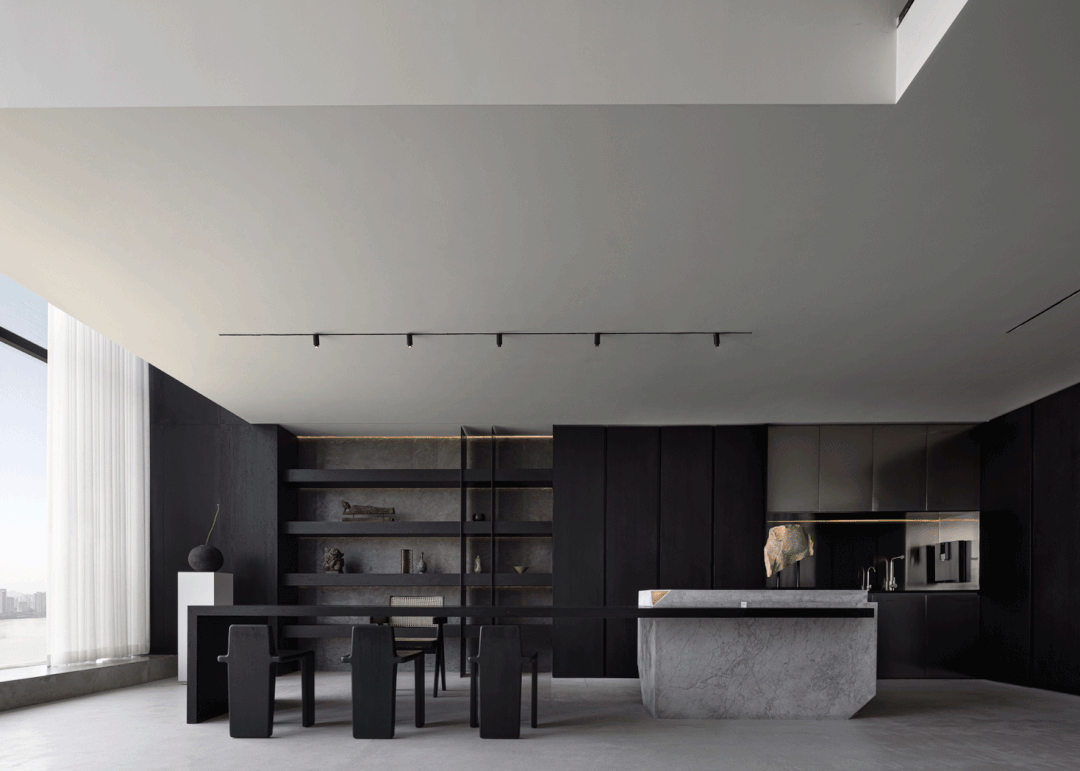 極簡(jiǎn)寧?kù)o風(fēng)辦公室裝修設(shè)計(jì) 開(kāi)放式茶水間