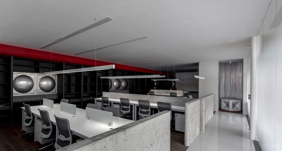 簡(jiǎn)約時(shí)尚風(fēng)辦公室裝修設(shè)計(jì) 公共辦公區(qū)