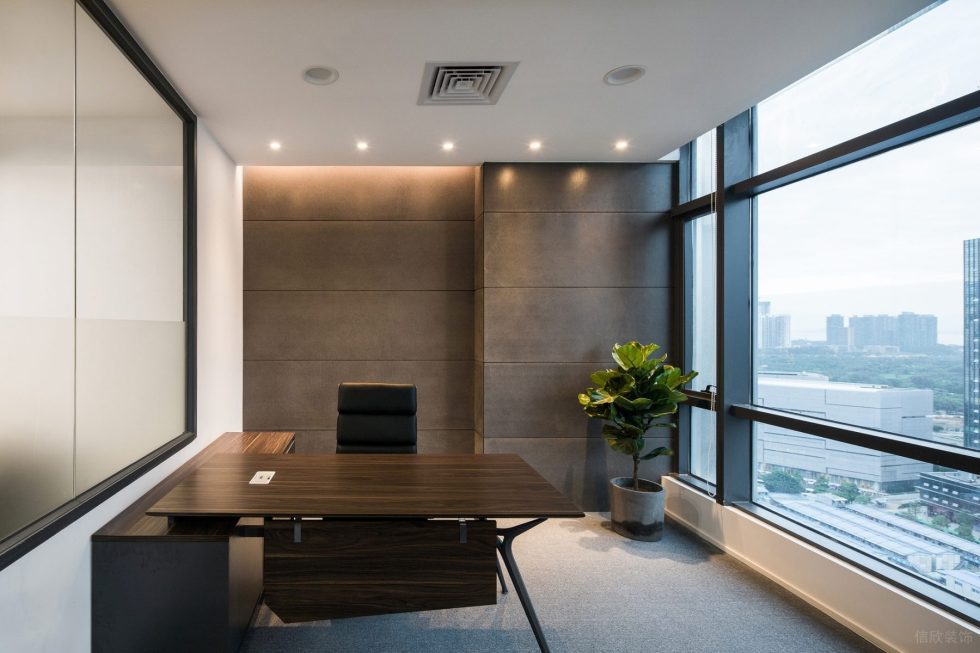 美式簡約風(fēng)辦公室裝修設(shè)計棕色調(diào)經(jīng)理辦公室 美式簡約風(fēng)辦公室裝修設(shè)計棕色調(diào)經(jīng)理辦公室