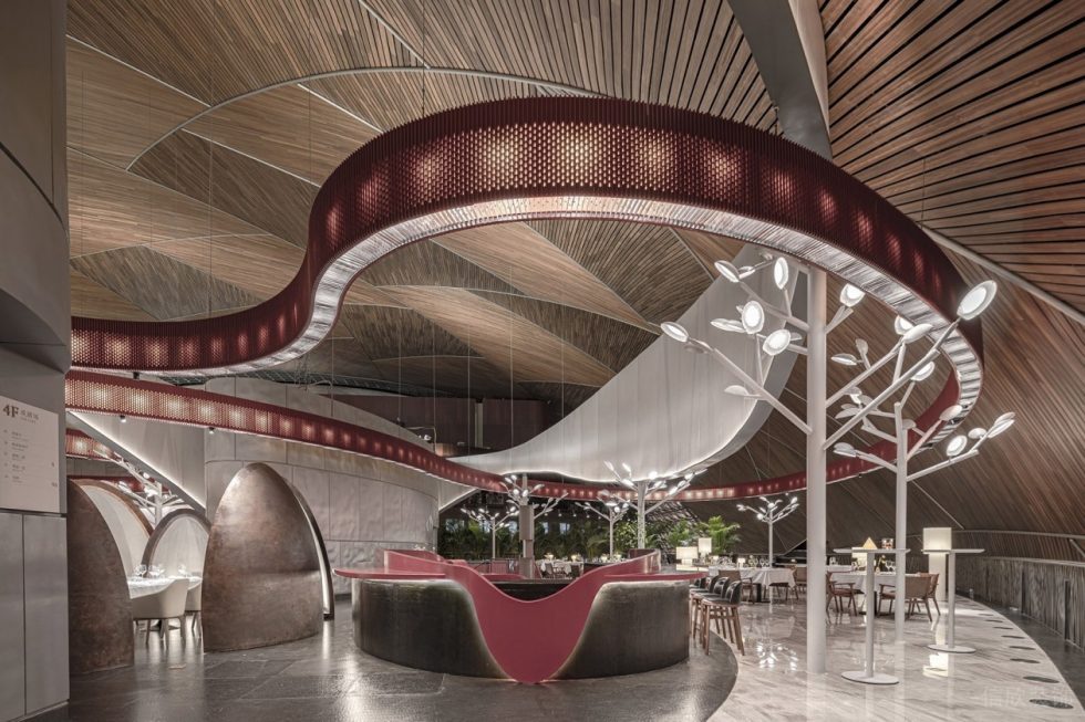 奢華復(fù)古風(fēng)曲型透光燈箱裝修設(shè)計(jì)