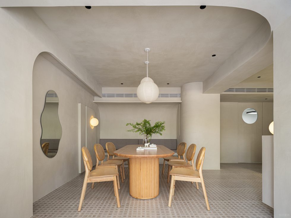 現(xiàn)代簡約風甜品站素色簡約就餐區(qū)裝修設計