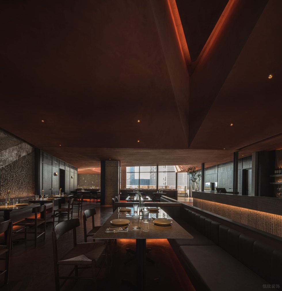 現(xiàn)代雅致西餐廳裝修設計 用餐區(qū)