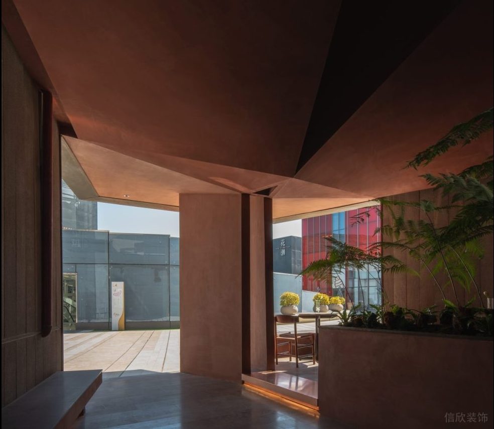 現(xiàn)代雅致西餐廳裝修設計 餐廳入口