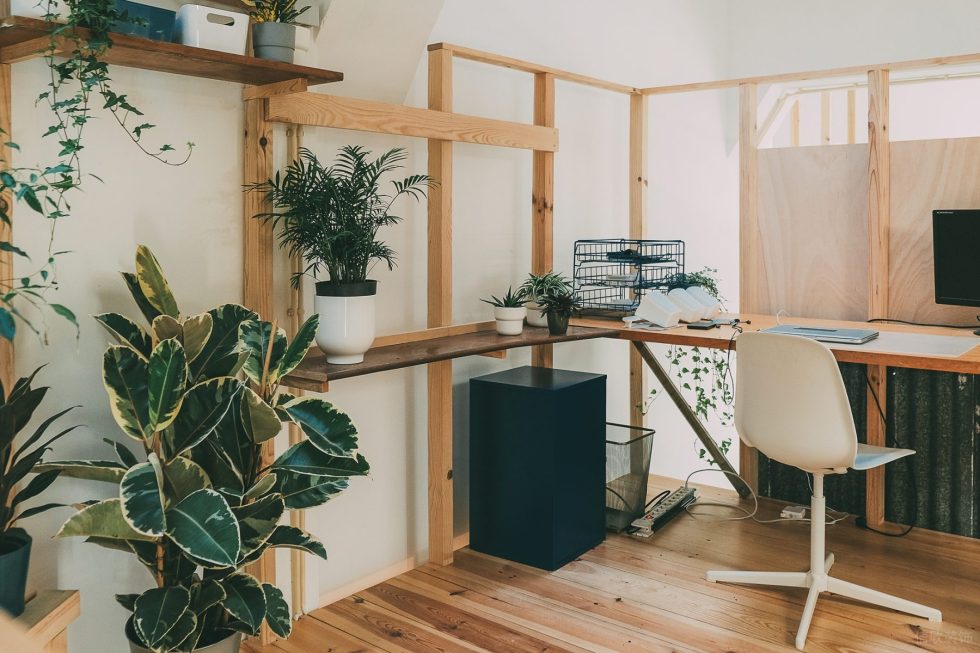 原木風創(chuàng)意工作室裝修設計 二層獨立工作區(qū)