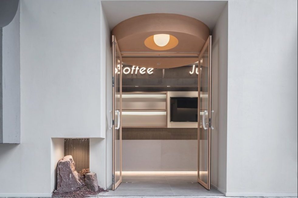 現(xiàn)代簡約風飲品店長橢圓形招牌led燈裝修設(shè)計