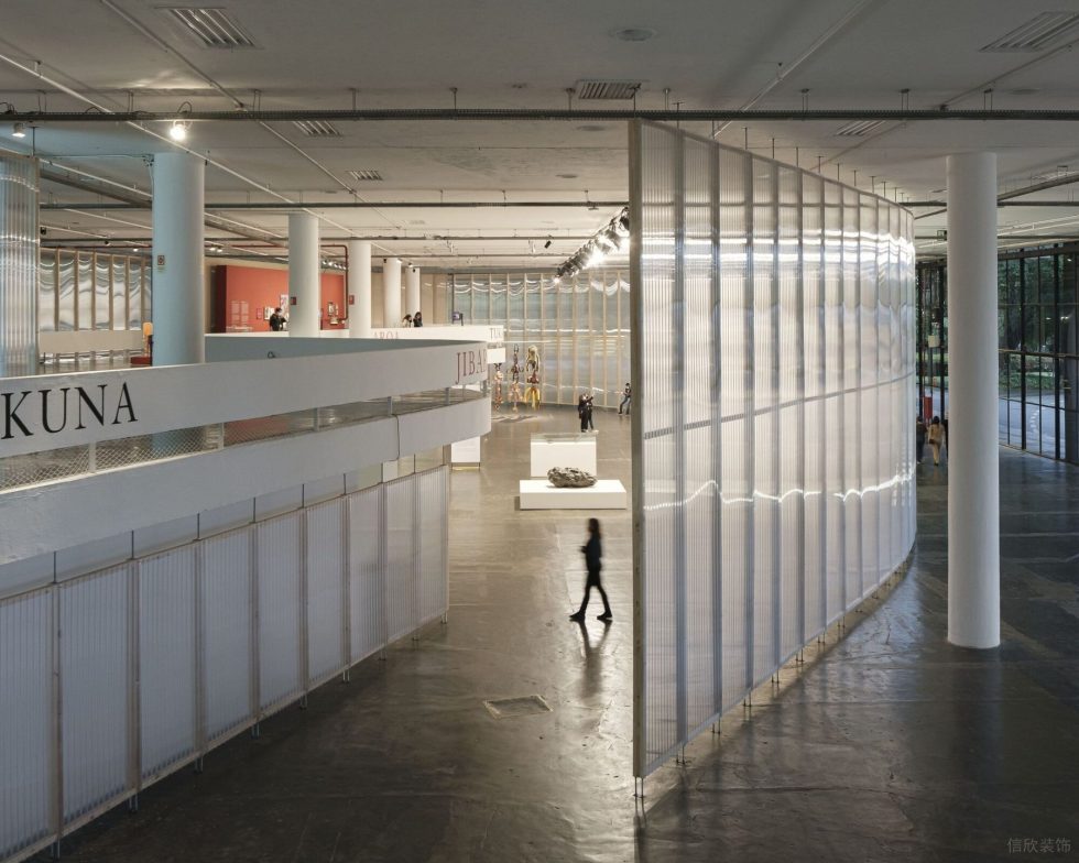 現(xiàn)代藝術建筑項目展廳裝修方案 內(nèi)廳展示區(qū)