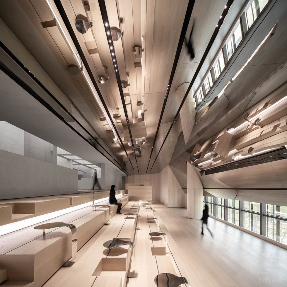 智能未來體驗(yàn)展廳裝修設(shè)計(jì) 科技感休息室