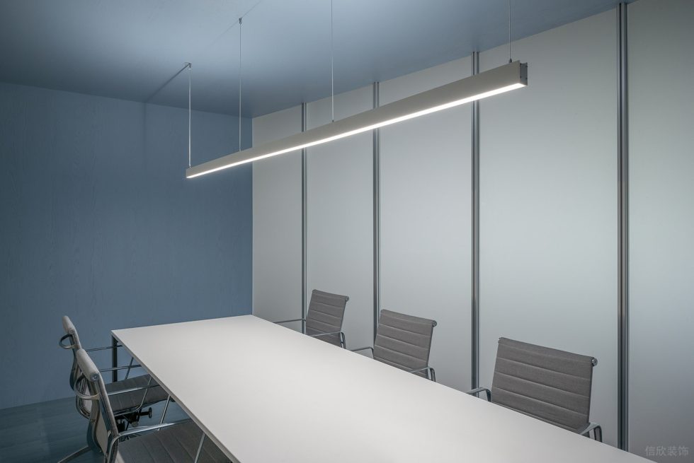 清雅色簡約風辦公室裝修設計藍白色洽談室 清雅色簡約風辦公室裝修設計藍白色洽談室