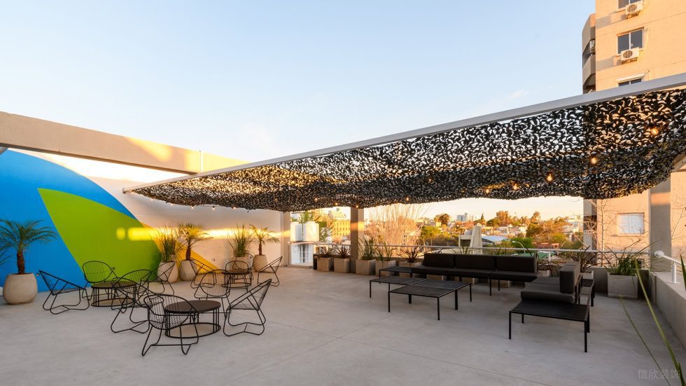 多彩色趣味現代風辦公室裝修設計素色露臺休閑區 多彩色趣味現代風辦公室裝修設計素色露臺休閑區