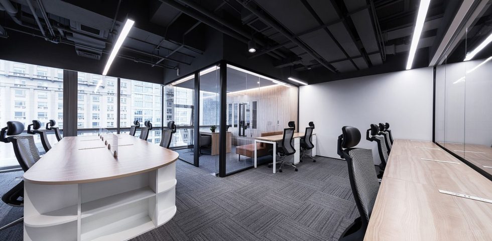 黑白灰高端現代風辦公室裝修設計黑白灰辦公區 黑白灰高端現代風辦公室裝修設計黑白灰辦公區