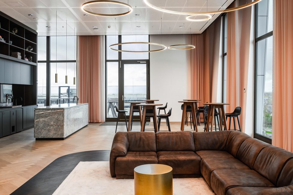 深暖色現代簡約風辦公室裝修設計暖色調水吧區 深暖色現代簡約風辦公室裝修設計暖色調水吧區