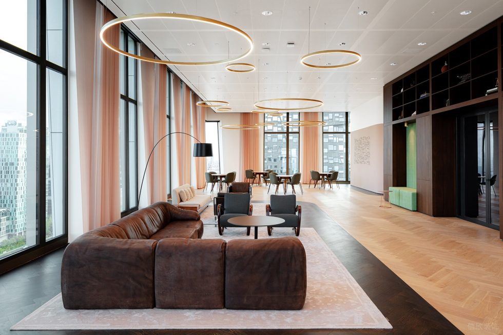 深暖色現代簡約風辦公室裝修設計暖色調休閑廳 深暖色現代簡約風辦公室裝修設計暖色調休閑廳