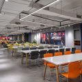 色彩豐富的員工餐廳裝修