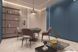 深圳福田梅林棋牌室無(wú)主燈吊頂裝修設(shè)計(jì)