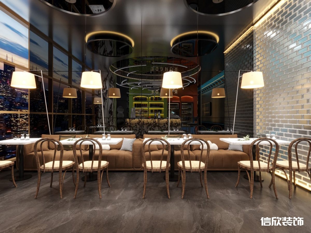 深圳羅湖布心網(wǎng)紅時(shí)尚棋牌室休息區(qū)裝修