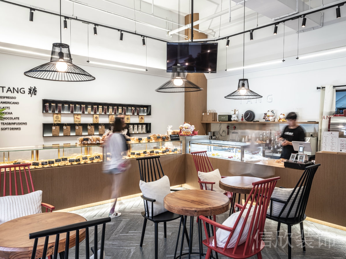 深圳羅湖國(guó)貿(mào)面包店展柜服務(wù)臺(tái)裝修設(shè)計(jì)