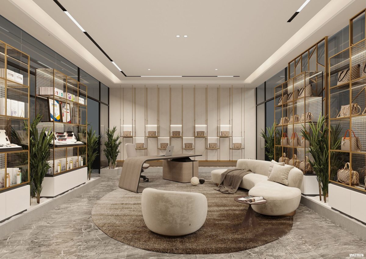 深圳羅湖文化大廈帶貨直播間產(chǎn)品體驗(yàn)區(qū)裝修設(shè)計(jì)