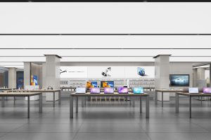 華為手機(jī)數(shù)碼專(zhuān)賣(mài)店手機(jī)數(shù)碼展廳裝修設(shè)計(jì)圖