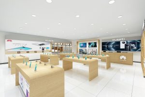 深圳南山假日廣場(chǎng)手機(jī)數(shù)碼店平面天花吊頂裝修