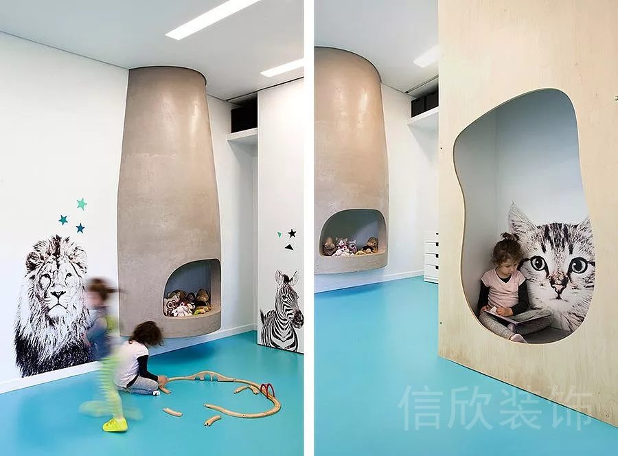 深圳市坂田城市山海中心多功能應(yīng)用動物園教室裝修設(shè)計