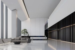 科技簡約風(fēng)辦公室裝修設(shè)計(jì) 科技簡約大堂