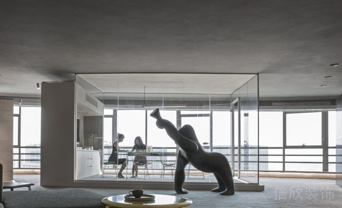 玻璃隔音創(chuàng)意空間洽談室裝修設計辦公室