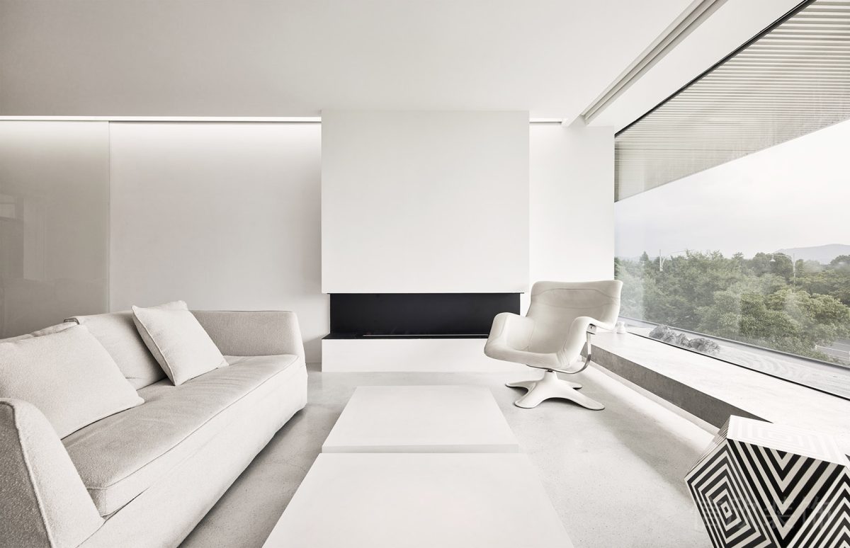 純白極簡(jiǎn)風(fēng)辦公空間會(huì)客區(qū)裝修設(shè)計(jì)