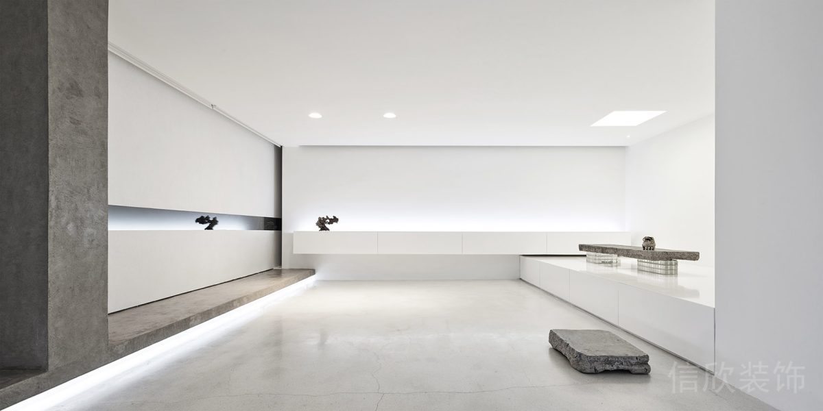 純白極簡風(fēng)辦公空間接待區(qū)設(shè)計