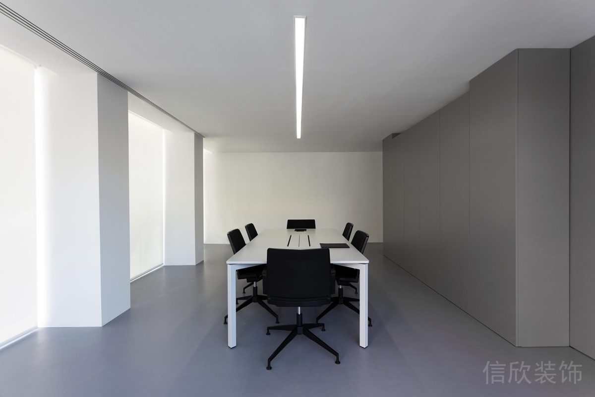 會議室辦公室裝修設(shè)計大平頂直線式設(shè)計圖