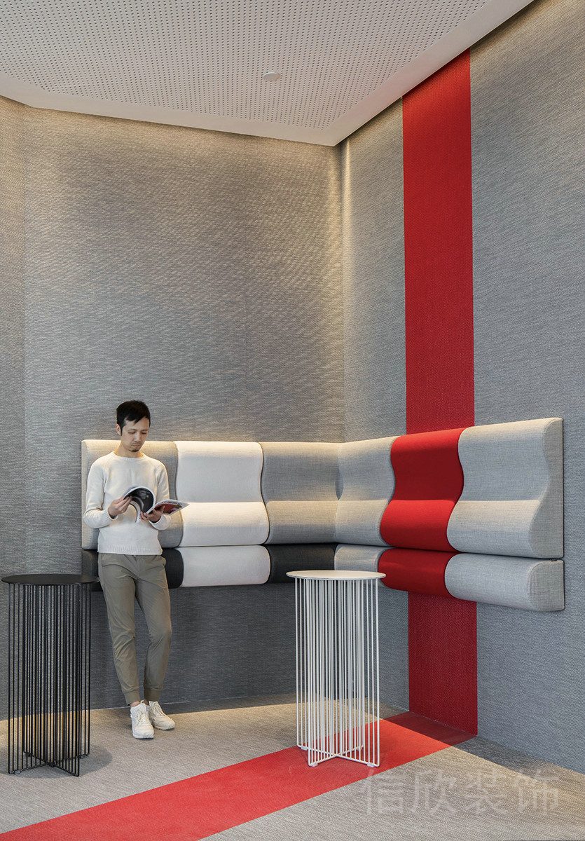 簡約風固定式靠背休息室裝修設(shè)計