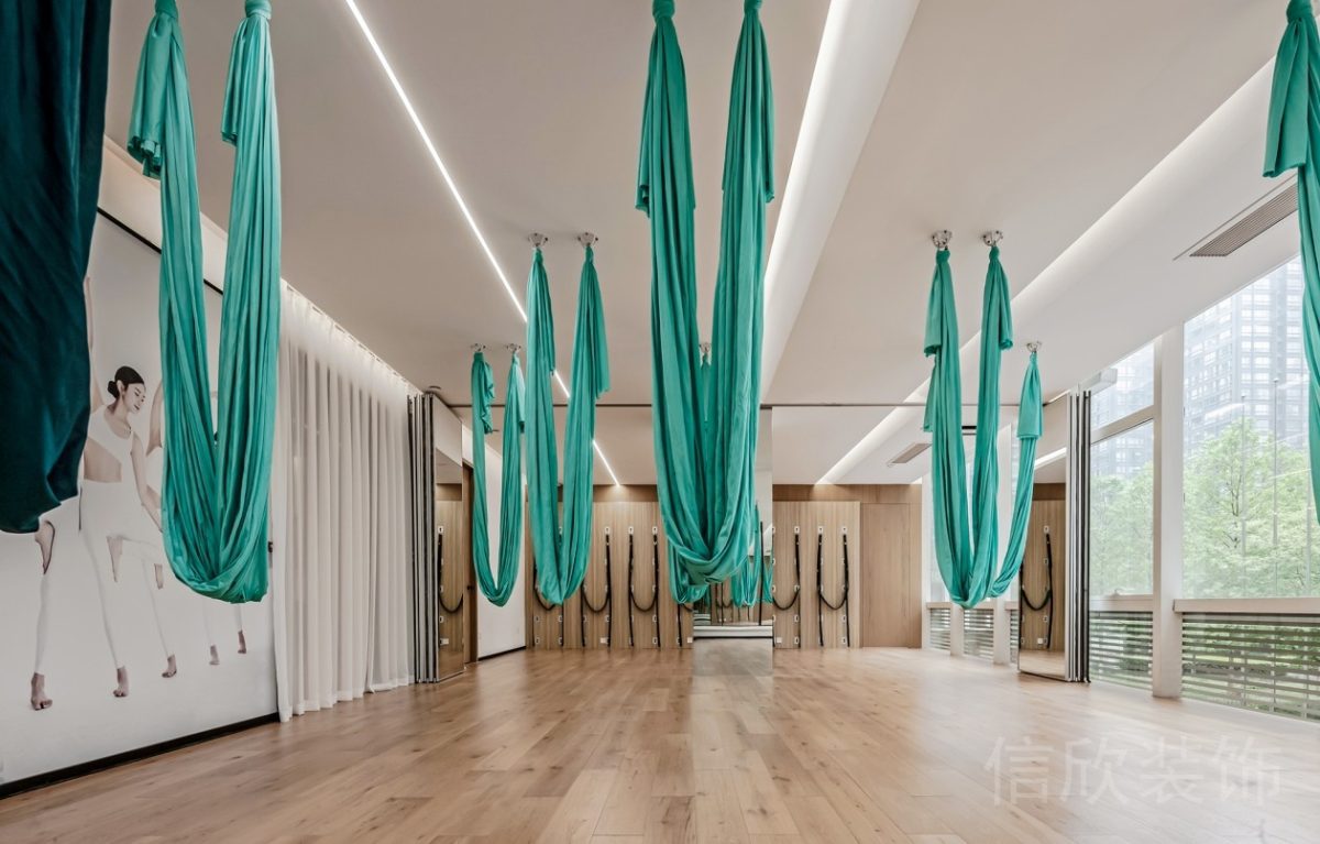 空中瑜伽教室多功能健身房彈力帶設(shè)計