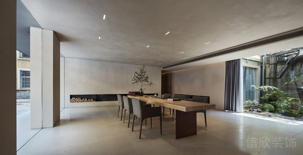 日式簡約風(fēng)辦公室架空層工業(yè)風(fēng)會議室木制設(shè)計