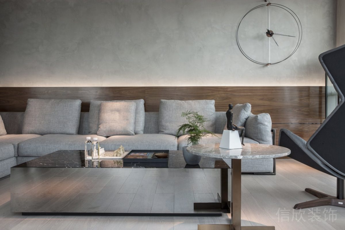 沙發(fā)布藝棉麻材質辦公室休息區(qū)